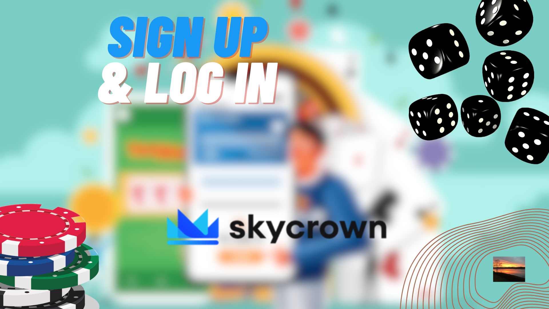 Sign up and log in at SkyCrown Casino