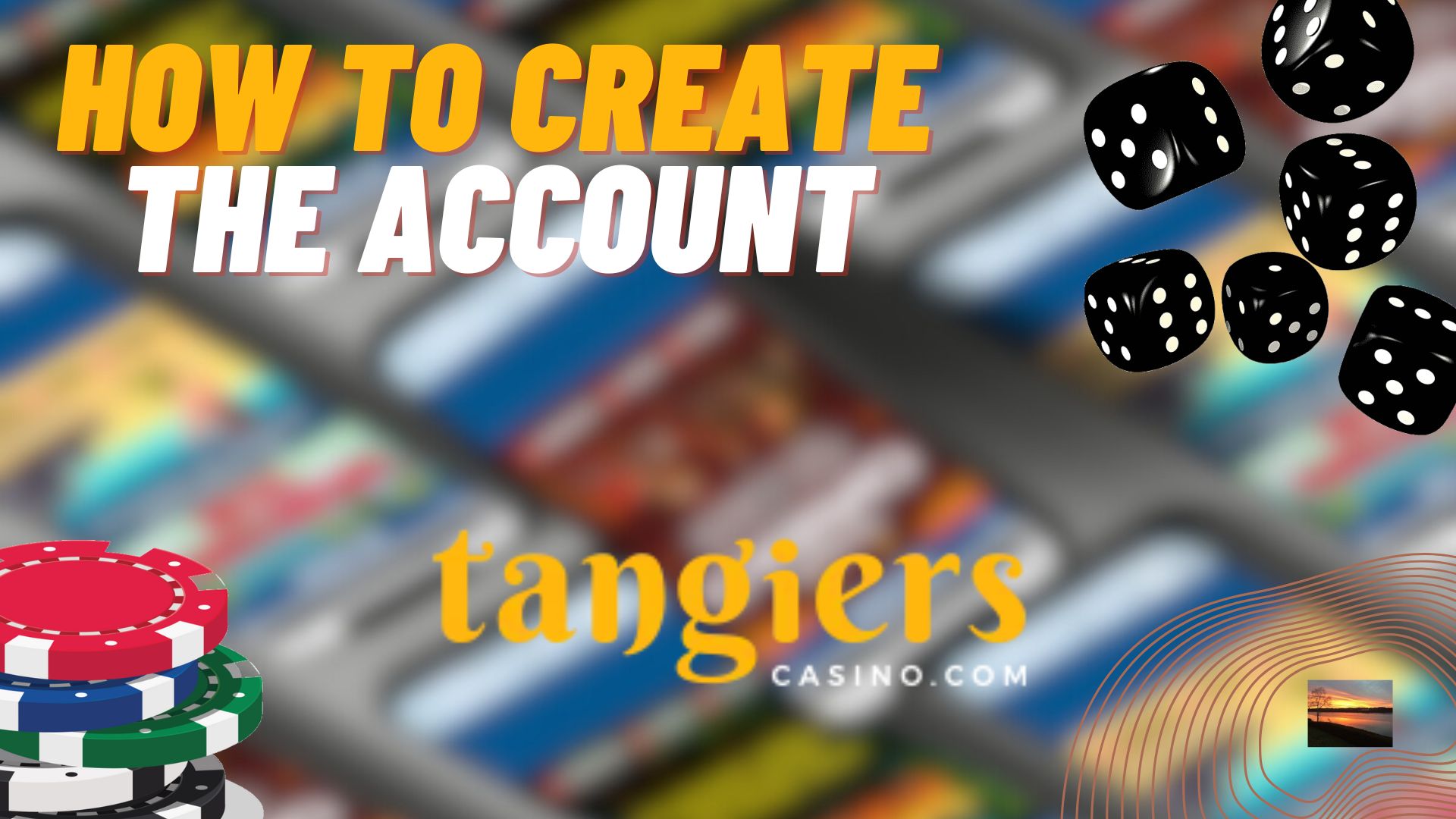 How to create the account